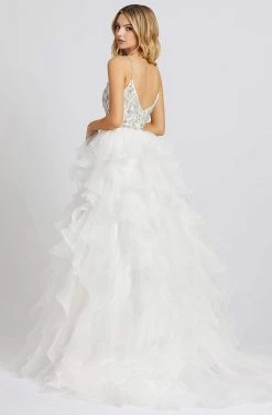 Mac Duggal Prom - 48959M Beaded Sweetheart Ruffled Ballgown