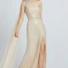 Mac Duggal Prom - 5094M One Shoulder Beaded Dress With Slit 2 Mac Duggal Prom - 5094M One Shoulder Beaded Dress With Slit