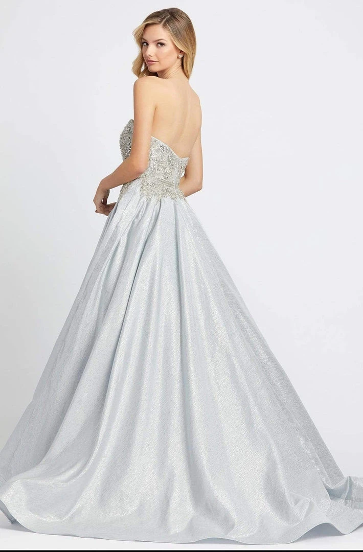 Formal Gowns Mac Duggal Prom - 66700M Strapless Bead-Crusted Bodice Ballgown 4 Formal Gowns Mac Duggal Prom - 66700M Strapless Bead-Crusted Bodice Ballgown