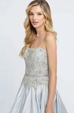 Formal Gowns Mac Duggal Prom - 66700M Strapless Bead-Crusted Bodice Ballgown 7 Formal Gowns Mac Duggal Prom - 66700M Strapless Bead-Crusted Bodice Ballgown