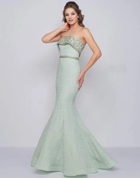 Mac Duggal Prom - 66841M Beaded Strapless Mermaid Evening Gown 3 Mac Duggal Prom - 66841M Beaded Strapless Mermaid Evening Gown