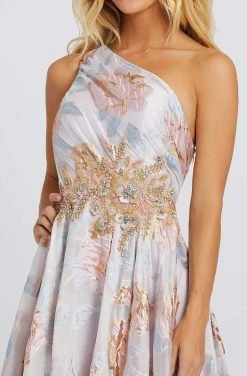 Mac Duggal Prom - 67124M Applique One Shoulder A-line Gown