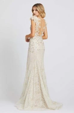 Mac Duggal Prom - 79268M Floral Long Trumpet Dress Formal Gowns