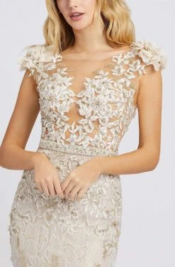 Mac Duggal Prom - 79268M Floral Long Trumpet Dress Formal Gowns