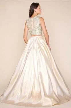 Mac Duggal - Two Piece Ball Gown With Beaded Bodice 77124H 5 Mac Duggal - Two Piece Ball Gown With Beaded Bodice 77124H