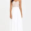 Madison James - 16-303 Dress In White Multi Formal Gowns 2 Madison James - 16-303 Dress In White Multi Formal Gowns