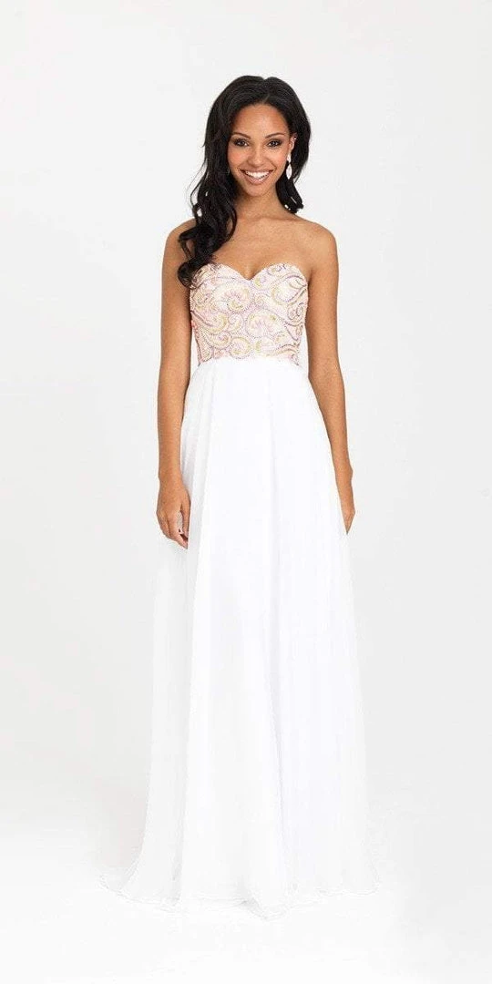 Madison James - 16-303 Dress In White Multi Formal Gowns 3 Madison James - 16-303 Dress In White Multi Formal Gowns