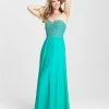 Madison James - 16-368 Dress In Aqua Formal Gowns