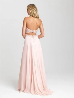 Formal Gowns Madison James - 16-368 Dress In Shell Pink