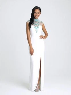 Madison James - 16-371 Dress In Ivory Formal Gowns