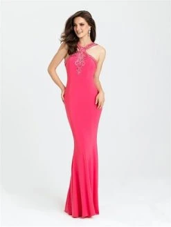 Madison James - 16-373 Dress In Coral Formal Gowns