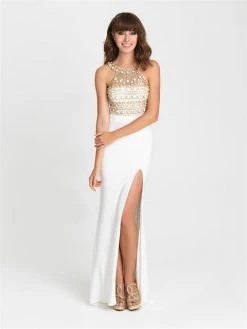 Madison James - 16-377 Dress In Ivory