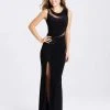 Madison James - 16-391 Dress In Black Formal Gowns