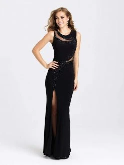 Madison James - 16-391 Dress In Black Formal Gowns