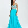 Formal Gowns Madison James - 16-399 Dress In Light Blue