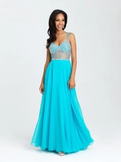 Formal Gowns Madison James - 16-399 Dress In Light Blue