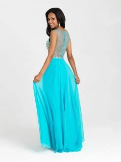 Formal Gowns Madison James - 16-399 Dress In Light Blue