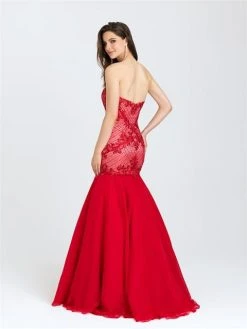 Madison James - 16-403 Dress In Red