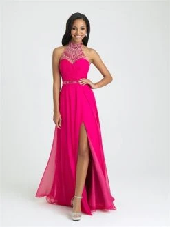 Madison James - 16-407 Dress In Fuchsia