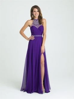 Madison James - 16-407 Dress In Purple Formal Gowns