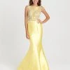 Formal Gowns Madison James - 16-410 Dress In Yellow