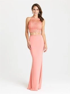 Formal Gowns Madison James - 16-412 Dress In Coral