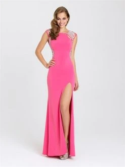 Formal Gowns Madison James - 16-417 Dress In Pink