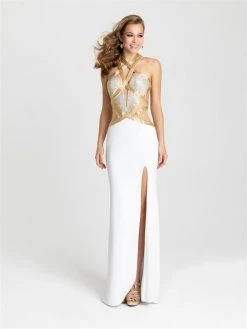 Madison James - 16-426 Dress In White