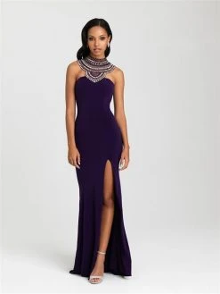 Madison James - 16-436 Dress In Purple Formal Gowns