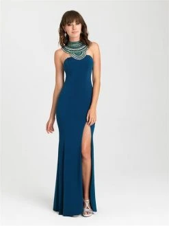 Madison James - 16-436 Dress In Teal