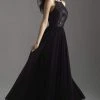 Formal Gowns Madison James - 18-605 Sequin Ornate Embroidered Bodice A-Line Gown