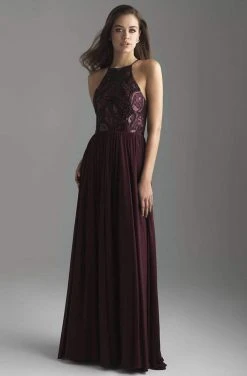 Formal Gowns Madison James - 18-605 Sequin Ornate Embroidered Bodice A-Line Gown
