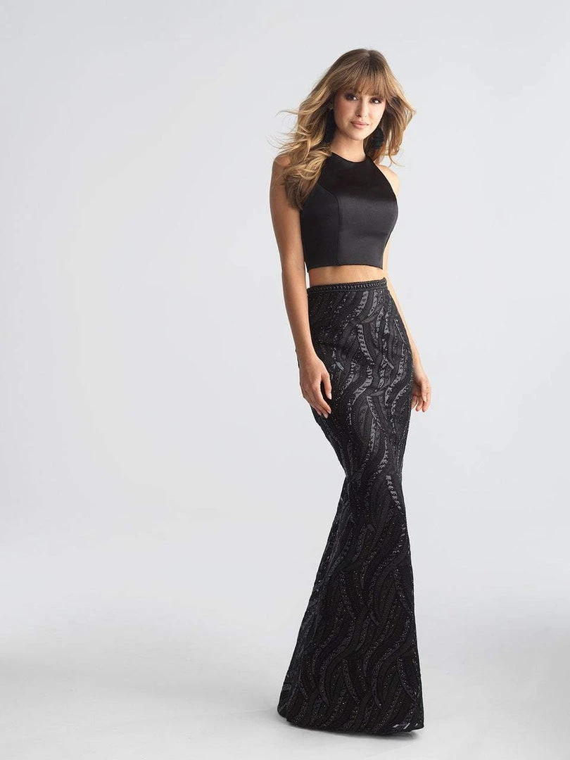 Madison James - 18-626 Two Piece Fitted Evening Dress 3 Madison James - 18-626 Two Piece Fitted Evening Dress