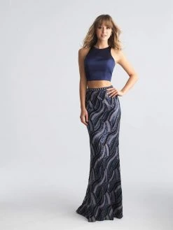 Madison James - 18-626 Two Piece Fitted Evening Dress 8 Madison James - 18-626 Two Piece Fitted Evening Dress