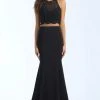 Formal Gowns Madison James - 18-688 Beaded Halter Trumpet Dress 1 Formal Gowns Madison James - 18-688 Beaded Halter Trumpet Dress