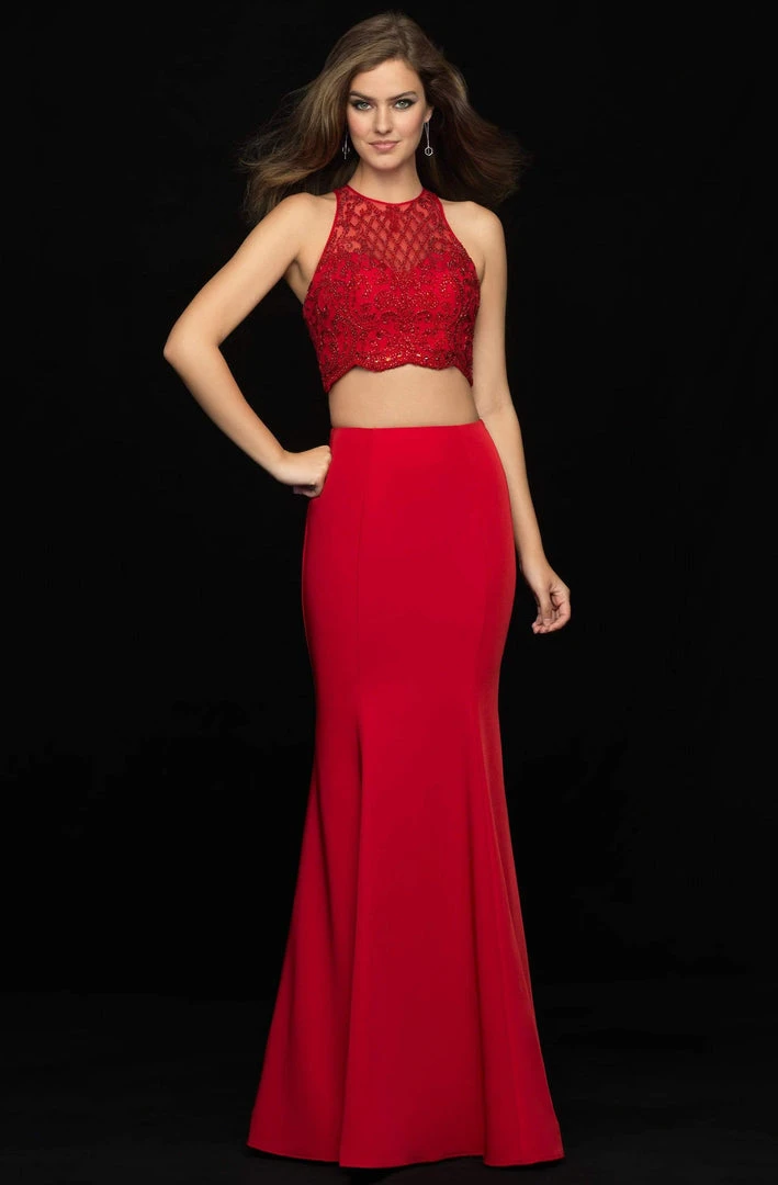 Formal Gowns Madison James - 18-688 Beaded Halter Trumpet Dress 5 Formal Gowns Madison James - 18-688 Beaded Halter Trumpet Dress