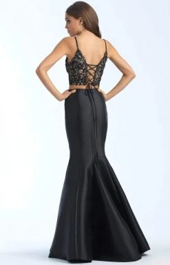 Madison James - 18-703 Two-Piece Lace Bodice Sculpted Mermaid Gown