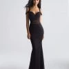 Madison James - 18-730 Strappy Sweetheart Fitted Jersey Gown Plus Size Dresses 2 Madison James - 18-730 Strappy Sweetheart Fitted Jersey Gown Plus Size Dresses