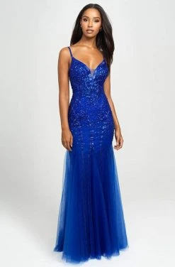 Madison James - 19-105 Beaded Plunging Bodice Godet Trumpet Gown Formal Gowns 10 Madison James - 19-105 Beaded Plunging Bodice Godet Trumpet Gown Formal Gowns
