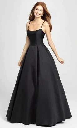 Formal Gowns Madison James - 19-107 Sleeveless Square Neck Mikado Prom Ballgown