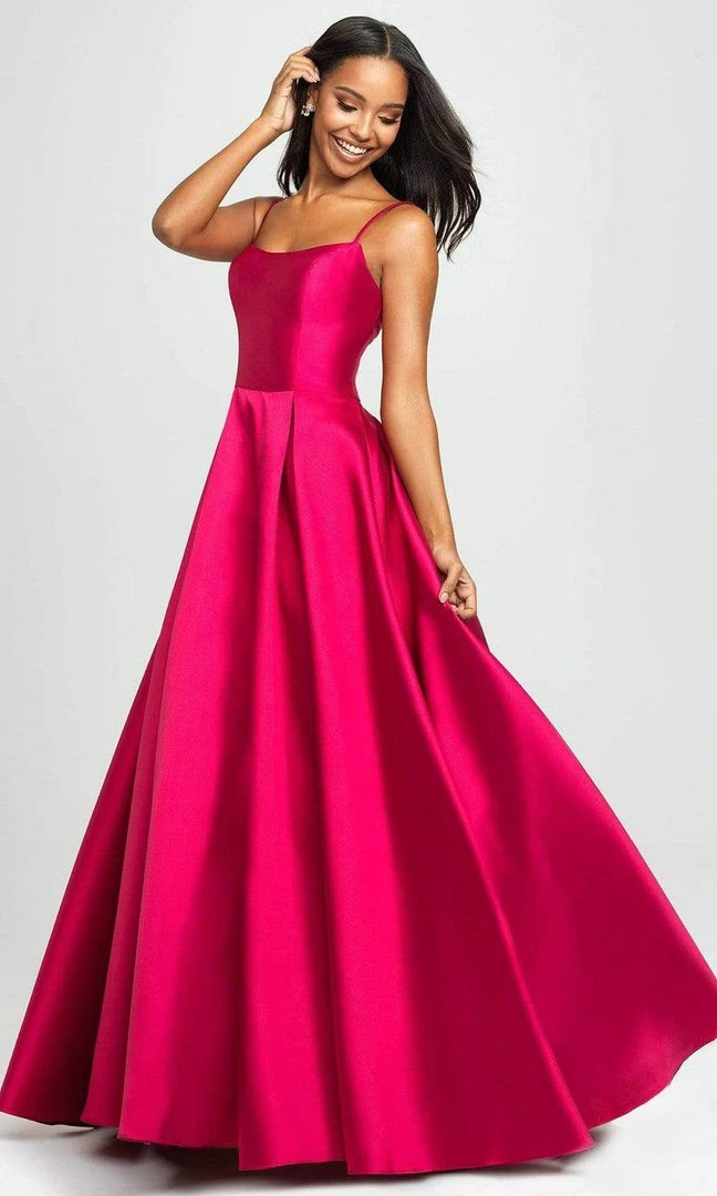 Formal Gowns Madison James - 19-107 Sleeveless Square Neck Mikado Prom Ballgown 4 Formal Gowns Madison James - 19-107 Sleeveless Square Neck Mikado Prom Ballgown