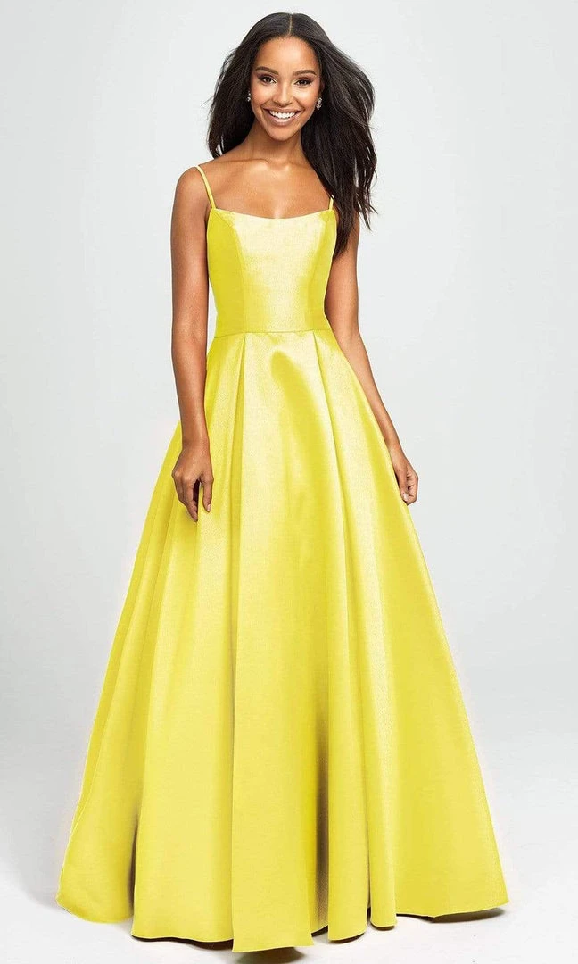 Formal Gowns Madison James - 19-107 Sleeveless Square Neck Mikado Prom Ballgown 8 Formal Gowns Madison James - 19-107 Sleeveless Square Neck Mikado Prom Ballgown