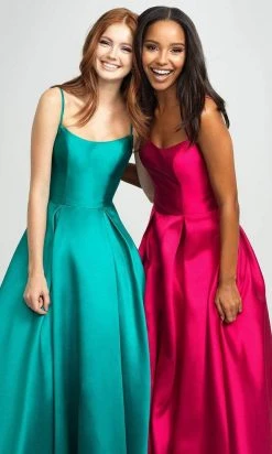 Formal Gowns Madison James - 19-107 Sleeveless Square Neck Mikado Prom Ballgown 17 Formal Gowns Madison James - 19-107 Sleeveless Square Neck Mikado Prom Ballgown