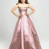 Madison James - 19-111 Strapless Glitter Mikado Ballgown 1 Madison James - 19-111 Strapless Glitter Mikado Ballgown