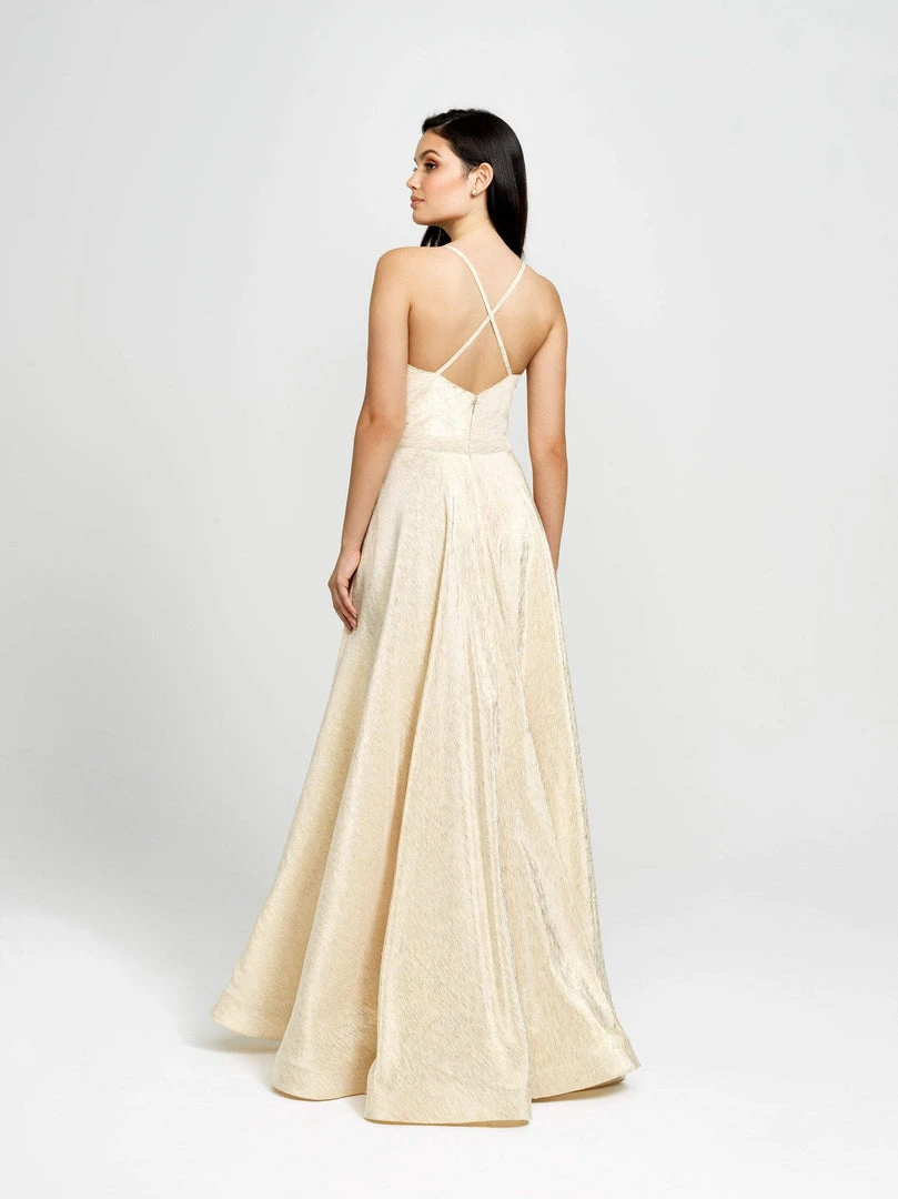 Formal Gowns Madison James - 19-134 Shimmer Taffeta Plunging V-neck A-line Dress 4 Formal Gowns Madison James - 19-134 Shimmer Taffeta Plunging V-neck A-line Dress