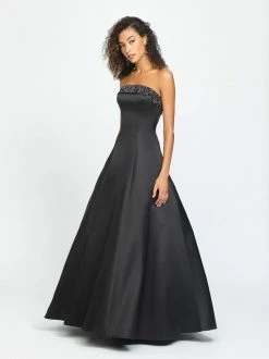 Madison James - 19-142 Beaded Strapless Ballgown