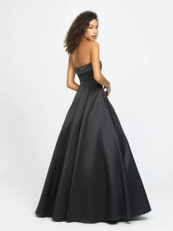 Madison James - 19-142 Beaded Strapless Ballgown