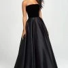 Madison James - 19-155 Strapless Pleated Ballgown 2 Madison James - 19-155 Strapless Pleated Ballgown