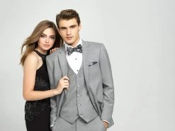 Madison James - 19-165 Beaded Two Piece Sheath Evening Gown Formal Gowns