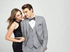 Madison James - 19-165 Beaded Two Piece Sheath Evening Gown Formal Gowns